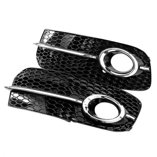 ブラック 右 左 フロント ロワー バンパー フォグライト グリル カバー 適用: 13-15 Q5 ブラック AL-JJ-4667 AL Car parts 28,689円
