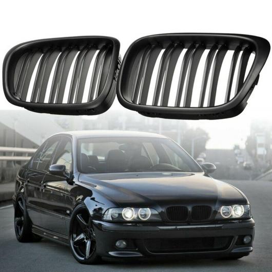 フロント バンパー グリル デュアル スラット グリル 適用: BMW E39 5シリーズ 525 528 1995-2004 マットブラック ブラック AL-JJ-5691 AL Car parts｜オートパーツエージェンシー