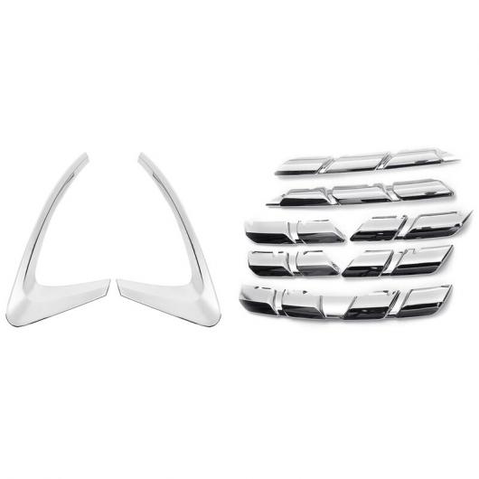 適用: ルノー/RENAULT カジャー 2015-2018 リア フォグライト カバー ABS & フロント グリル カバー ABS ルノー/RENAULT カジャー 2015 2016 2017 シルバー AL-JJ-4860 AL Car parts|オートパーツエージェンシー