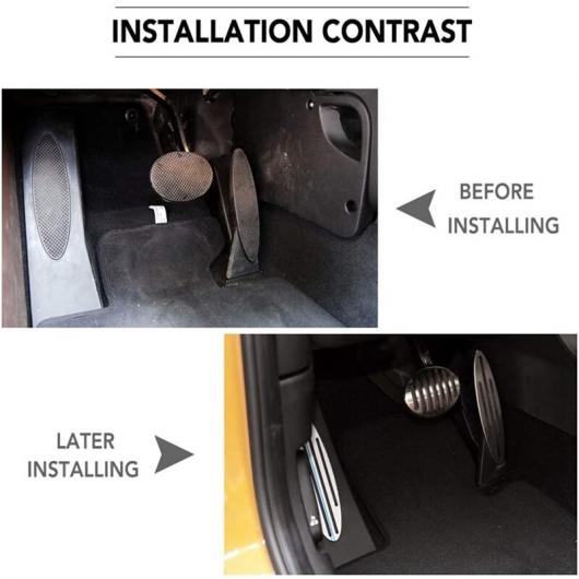 ALガスブレーキペダルカバーセットAT適用:ミニ/MINI(BMW)クーパーJCWR55R56R60R61F54F55F56F60AL-JJ-6172
