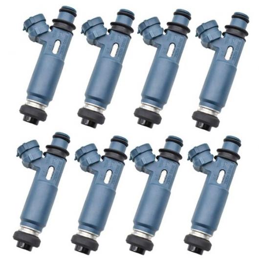 8ピース フューエル インジェクター 23250-50040 23209-50040 適用: トヨタ ランドクルーザー レクサス GX470 LX470 4.7L ブラック ダーク ブルー AL-JJ-6427 AL Car parts