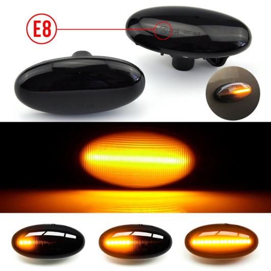 スタイリング LED サイド インジケーター リピーター ウインカー ウインカー 適用: MAZDA2 3 5 6 GG GY MPS BT-50 MPV スモーク クリア ダイナミック ライト AL-JJ-6480 AL Car parts