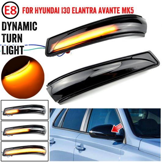 LED ダイナミック ターンシグナルライト 適用: ヒュンダイ/現代/HYUNDAI I30 エラントラ アバンテ MK5 MD ヴェロスター ミラー ライト 2011 2012 2013 2014 2015 AL-JJ-6646 AL Car parts