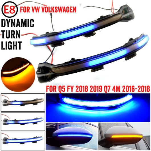 ダイナミック ブライト LED ウインカー クリスタル 適用: VW ゴルフ MK7 GTI 7 7.5 R Rライン GTD ミラー ライト クリア 2013 2018 2019 2020 方向 イエロー ブルー AL-JJ-6760 AL Car parts