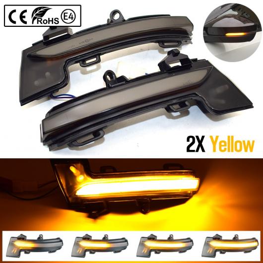ダイナミック LED ウインカー ウインカー ミラー フラッシャー 点滅 ライト 2014 2015 2016 2017 2018 2019 適用: シュコダ オクタヴィア MK3 A7 5E イエロー AL-JJ-6852 AL Car parts