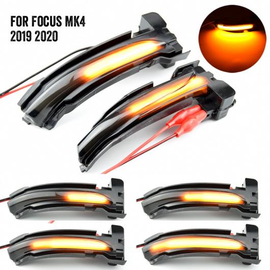 2ピース LHD 適用: フォード/FORD フォーカス 4 MK4 2019 2020 LED ダイナミック ターンシグナルライト シーケンシャル サイド ウイング ミラー インジケーター ランプ ウインカー AL-JJ-6681 AL Car parts