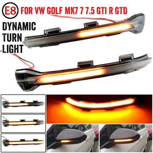 適用: フォルクスワーゲン/VOLKSWAGEN ゴルフ MK7 7 GTI R GTD ダイナミック ウインカー LED ウインカー Rライン トゥーラン ゴルフ MK7 2012-2018～ゴルフ 7 R 2012-2017 AL-JJ-6910 AL Car parts