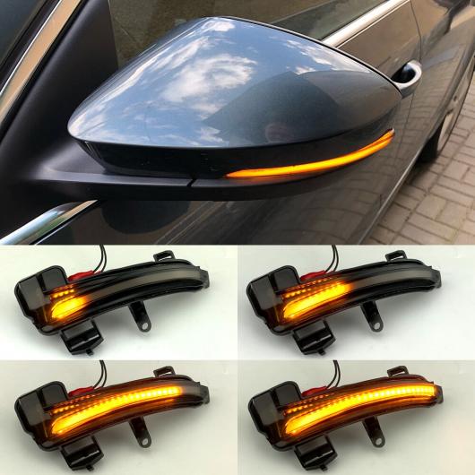 LED ダイナミック ターンシグナルライト サイド ミラー インジケーター ウインカー シーケンシャル フラッシャー 点滅 適用: シュコダ スペルブ A7 MK3 B8 2016 2017 2018 2019 AL-JJ-6930 AL Car parts