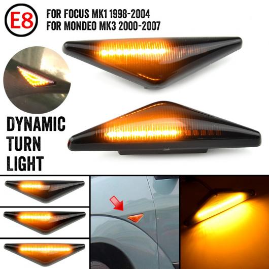 適用: フォード/FORD フォーカス MK1 1998-2004 モンデオ MK3 2000-2007 LED ダイナミック ターンシグナルライト サイド マーカー シーケンシャル ランプ インジケーター ウインカー AL-JJ-7046 AL Car parts
