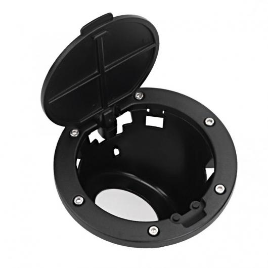 ブラック ABS フューエル タンク キャップ カバー 適用: ジープ/JEEP ラングラー JK 2007-2017 アクセサリー ガソリン タンク AL-JJ-8261 AL Car parts