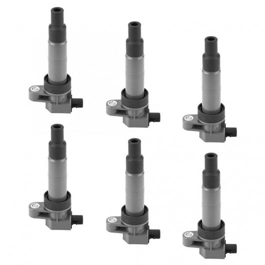 6ピース PBT イグニッション コイル 適用: ヒュンダイ/現代/HYUNDAI 起亜 セドナ UF546 12457 27301-3C000 27301-3C010 自動車 AL-JJ-8308 AL Car parts