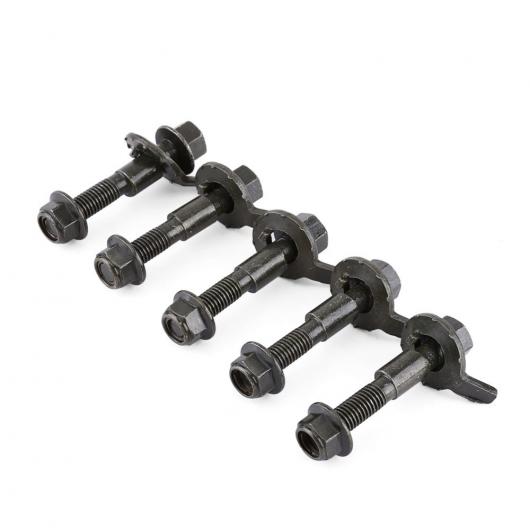 5ピース 12mm キャンバー キット カム ボルト スチール 4 ホイール アラインメント 調整可能 キャンバー キット カム ボルト AL-JJ-8317 AL Car parts
