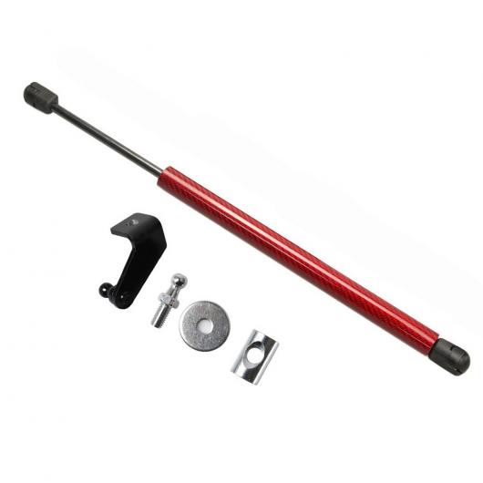 適用: フォード/FORD フィエスタ MK7 2012-2020 2ピース フロント フード ボンネット カーボンファイバー ガス ストラット リフト サポート ショック ダンパー レッド カーボンファイバー AL-JJ-8863 AL Car parts