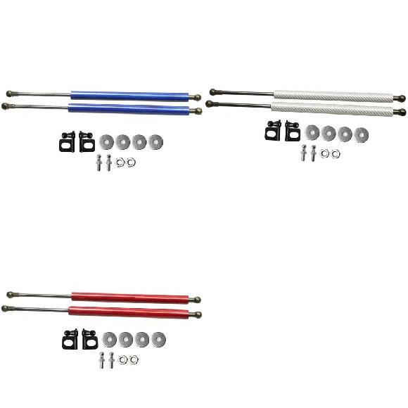 適用: 1999-2007 トヨタ MR-S MR2 スパイダー ZZW30 1ZZ-FE フロント ラゲッジ ガス ストラット リフト サポート ガス ブルー カーボンファイバー～レッド カーボンファイバー AL-JJ-8859 AL Car parts