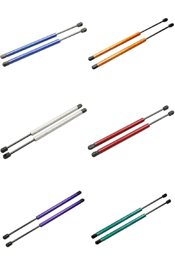 適用: トヨタ FJ クルーザー 2010-2019 フロント フード ボンネット ガス ストラット ショック ダンパー リフト ブルー カーボンファイバー~グリーン カーボンファイバー AL-JJ-9013 AL Car parts