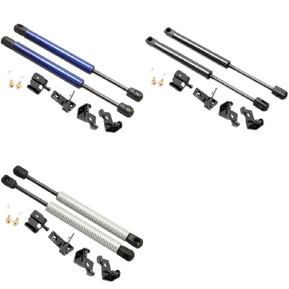 適用: いすゞ MUX MU-X RF10 RF20 2013-2019 フロント ボンネット フード ガス ストラット リフト サポート ショック ブルー カーボンファイバー～シルバー カーボンファイバー AL-JJ-9048 AL Car parts