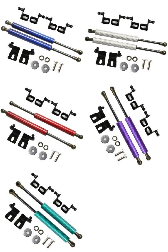 適用: 日産 セレナ 3TH C25 2005-2010 スズキ ランディ 2005-2010 2ピース フロント フード ボンネット ガス ブルー カーボンファイバー~グリーン カーボンファイバー AL-JJ-9061 AL Car parts|オートパーツエージェンシー