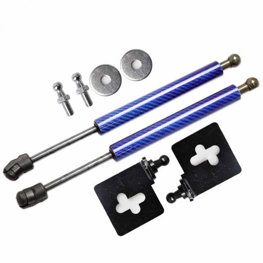 適用: ホンダ CRV CR-V RD1-RD3 1995-2001 2ピース フロント フード ボンネット カーボンファイバー ガス ストラット リフト サポート ショック ダンパー ブルー カーボンファイバー AL-JJ-9115 AL Car parts