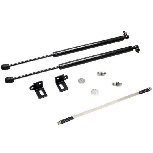 適用: ダッジ/DODGE ジャーニー JC フィアット/FIAT フリーモント 2009-2020 フロント フード ボンネット カーボンファイバー ガス ストラット ショック ブラック カーボンファイバー AL-JJ-9153 AL Car parts|オートパーツエージェンシー