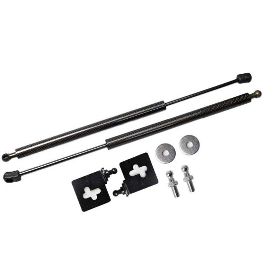 ガス ストラット 適用: 日産 180SX 200SX RS13U 1988-1999 2ピース フロント フード ボンネット カーボンファイバー リフト サポート ショック ダンパー ブラック カーボンファイバー AL-JJ-9182 AL Car parts