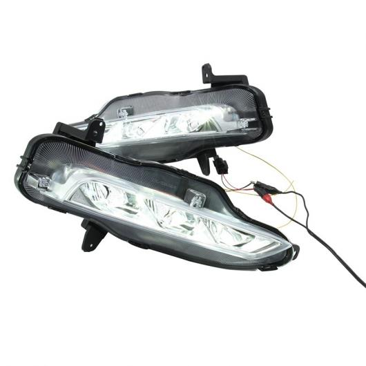 2ピース 適用: 起亜 オプティマ K5 2018-2019 LED デイタイム ドライビング ランニング ライト DRL フォグランプ 6000K ホワイト ライト ターン イエロー ライト 1セット AL-JJ-9564 AL Car parts｜オートパーツエージェンシー