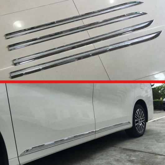 適用: 2016-2019 トヨタ アルファード AH30 ABS クローム サイド ドア ライン ガーニッシュ ボディ トリム AL-JJ-9272 AL Exterior parts for cars