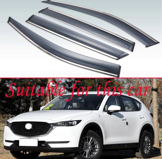 適用: マツダ CX-5 CX5 2017 2018 プラスチック エクステリア バイザー 吹き出し口 シェード ウインドウ サン レイン ガード デフレクター 4ピース AL-JJ-9445 AL Exterior parts for cars｜オートパーツエージェンシー 20,100円