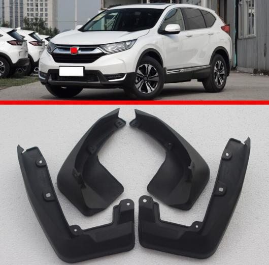 適用: ホンダ CRV CR-V 2017 2018 2019 4ピース マッド フラップ フロント リア フェンダー フレア スプラッシュ ガード マッドガード AL-JJ-9469 AL Exterior parts for cars