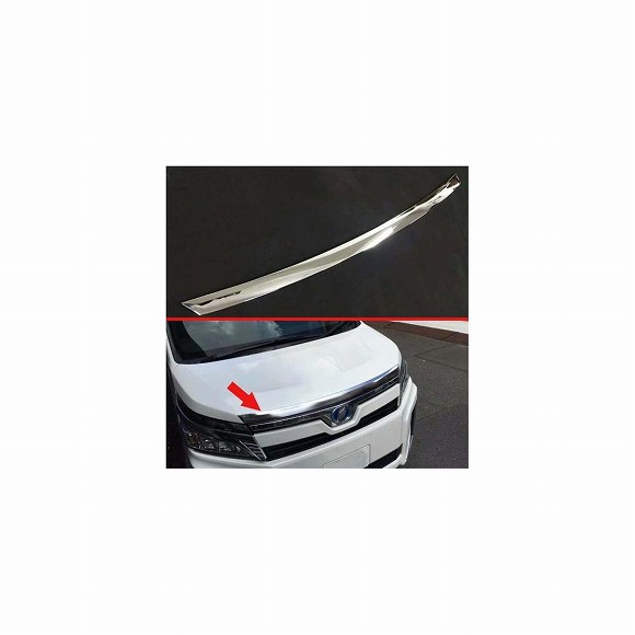 適用: トヨタ ヴォクシー R80 2018 2019 ABS クローム フロント フード ボンネット グリル グリル バンパー リップ メッシュ トリム カバー AL-JJ-9281 AL Exterior parts for cars｜オートパーツエージェンシー