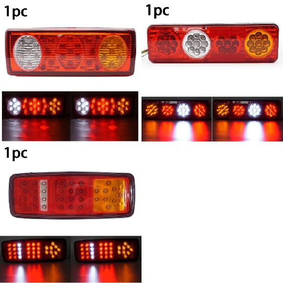 27 33 36 LED 防水 ローリー LED テールライト リア ランプ ペア ボート トレーラー リア パーツ 適用: トレーラー 1ピース 27LED～1ピース 33LED 12V・24V AL-KK-2505 AL Car parts