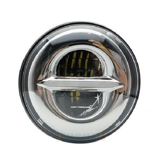50W 7 LED H4 プラグ＆プレイ ホワイト ハロ ヘッドライト ランプ DRL 883 適用: ジープ/JEEP ラングラー ラーダ/LADA ニーヴァ 4X4 ヘッドライト JK TJ 1ピース AL-KK-2567 AL Car parts