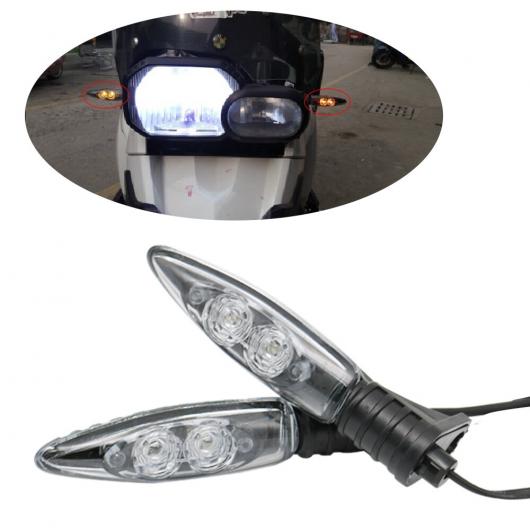 2ピース フロント ショート LED ウインカー ライト インジケータ オートバイ 適用: BMW R1200GS HP S1000RR アドベンチャー K1300 R R800GS F 800 R F800 R AL-KK-2681 2輪 AL Motorcycle parts