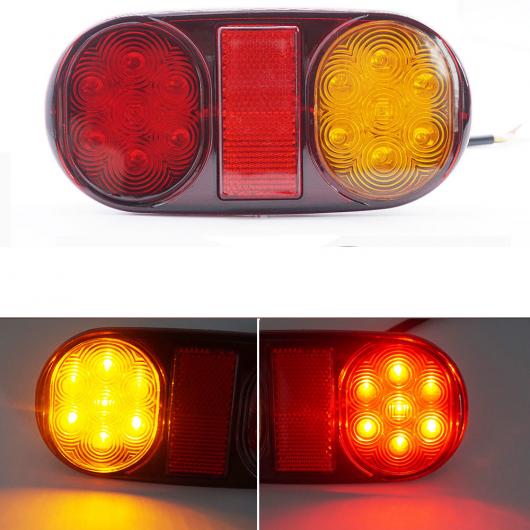 防水 14LED 12V トラック トレーラー テールライト リア ワーニング インジケーター 適用: UTE UTV RV ボート ローリー バン キャラバン 14 LED 2ピース AL-KK-2875 AL Car parts 8,599円