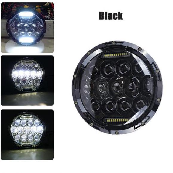 7インチ オートバイ ヘッドランプ アングル アイ LED ヘッドライト ハウジング マウント ブラケット 適用: ストリート グライド ソフテイル 1ピース 75W ブラック AL-KK-2881 2輪 AL Motorcycle parts 14,690円