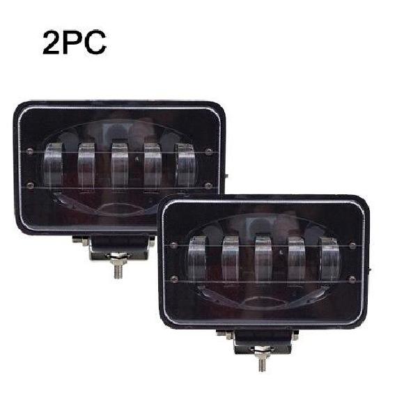 50W 6インチ LED ライト バー LED ワーク ライト スポット ビーム ドライビング ランプ 適用: オフロード トラック トレーラー ボート トラクター オートバイ 2ピース ライト AL-KK-2885 AL Car parts