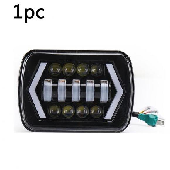 1ピース 7X6 LED ヘッドライト 55W オフ-ロード モトクロス オート LED ライト 適用: ジープ/JEEP ラングラー YJ チェロキー/CHEROKEE コマンチ LED スクエア 1ピース ヘッドライト AL-KK-2910 AL Car parts