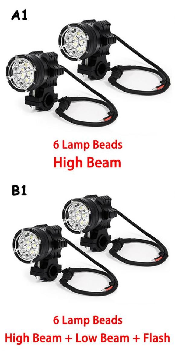 LED オートバイ ヘッドライト モト LED ランプ 適用: BMW R1200GS F800 F700GS フロント ブラケット モーターバイク 2ピース 6ランプ ビーズ・2ピース 6 シップ フラッシュ AL-KK-2918 2輪 AL Motorcycle parts