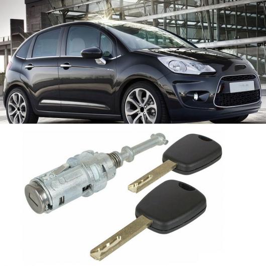 フロント 左 ドア ロック バレル 適用: シトロエン/CITROEN C2 C3 2002-2010 2 キー 9170T9 9170W9 9170T5 256924 タイプ001 AL-KK-1265 AL Car parts