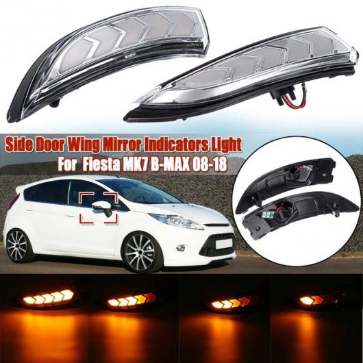 バックミラー ミラー ライト LED ダイナミック ウインカー ライト インジケーター 適用: フォード/FORD フィエスタ MK7 B-マックス 2008-2018 クリーン AL-KK-1439 AL Car parts