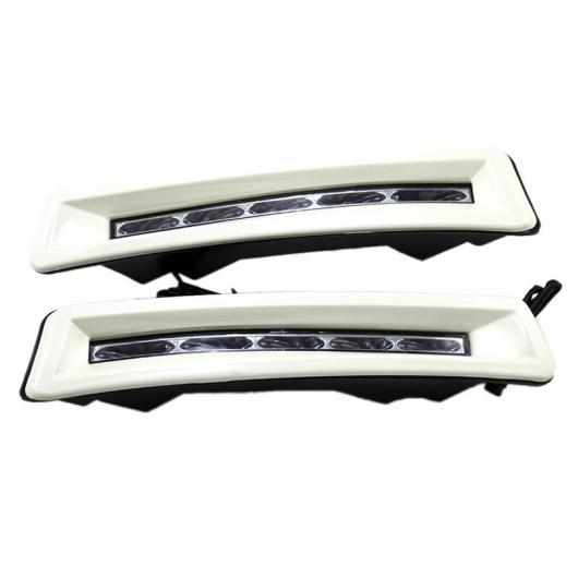 2ピース 適用: トヨタ 横型 4000 プラド デイタイムランニングライト LED デイタイムランニングライト フロント バンパー ライト AL-KK-1890 AL Car parts