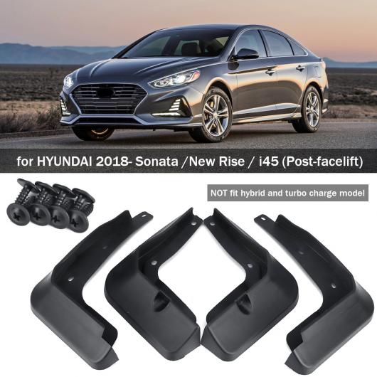 4ピース 車両 マッドガード マッド スプラッシュ ガード 適用: ヒュンダイ/現代/HYUNDAI ソナタ 2018 2019 マッド フラップ フロント リア フェンダー フレア マッドフラップ AL-KK-3152 AL Car parts