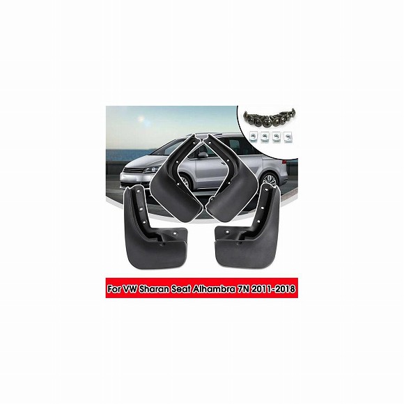 マッド フラップ 適用: VW シャラン/シート/アルハンブラ 7N 2011-2018 マッドフラップ スプラッシュ ガード フロント リア マッド ガード マッドガード AL-KK-3012 AL Car parts