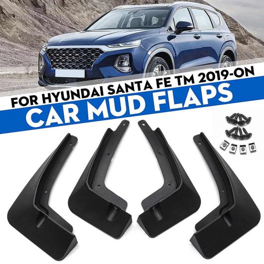 マッド フラップ 適用: ヒュンダイ/現代/HYUNDAI サンタフェ TM 2019 2020 マッドガード フェンダー スプラッシュ ガード マッドフラップ アクセサリー AL-KK-3347 AL Car parts
