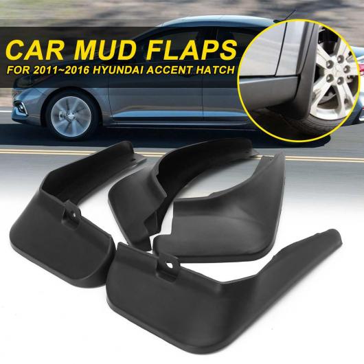 マッドガード 適用: ヒュンダイ/現代/HYUNDAI アクセント ソラリス RB 2011 2012 2013 2014 2015 2016 マッド フラップ フェンダー マッドガード スプラッシュ ガード アクセサリー AL-KK-3357 AL Car parts