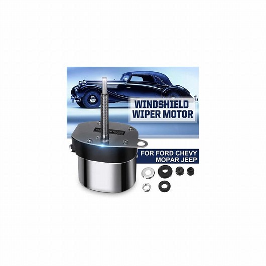 ユニバーサル ストリート ロッド 12V シールド ワイパー ウォッシャー ポンプ モーター 適用: フォード/FORD シボレー/CHEVROLET ジープ/JEEP AL-KK-3265 AL Car parts 9,798円