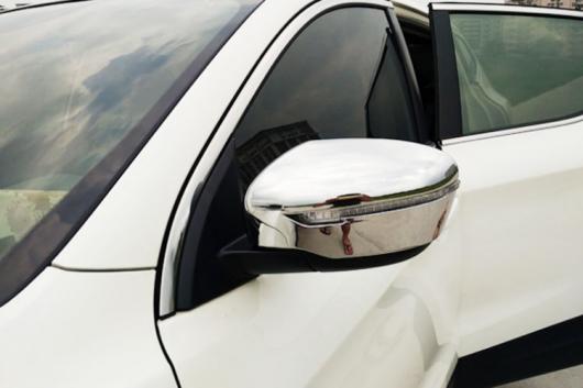 適用: 日産 キャシュカイ 2014 2015 クローム バックミラー ミラー サイド ミラー カバー トリム 2ピース AL-KK-3588 AL Exterior parts for cars