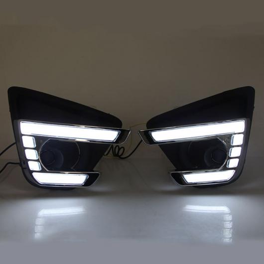 DRL イエロー シグナル 機能 防水 12V LED デイタイムランニングライト デイライト 適用: マツダ CX-5 CX5 2013 2014 2015 2016 ホワイト ライト AL-KK-3844 AL Car parts
