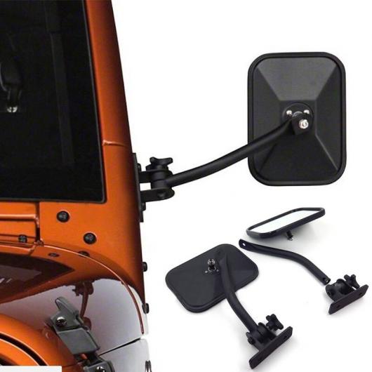 サイド ドア バックミラー ミラー 調整可能 シャープ アングル レンズ ブラインド スポット エクステリア 適用: ジープ/JEEP ラングラー TJ JK 1997-2018 AL-KK-3909 AL Exterior parts for cars 12,743円