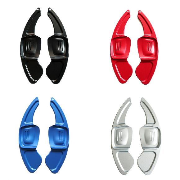 パドル 適用: フォルクスワーゲン/VOLKSWAGEN VW ティグアン 2017-2019 ステアリング ホイール エクステンション シフター シフト アルミニウム 合金 ラダー DSG ギア シフト ブラック～シルバー AL-KK-4197 AL Car parts