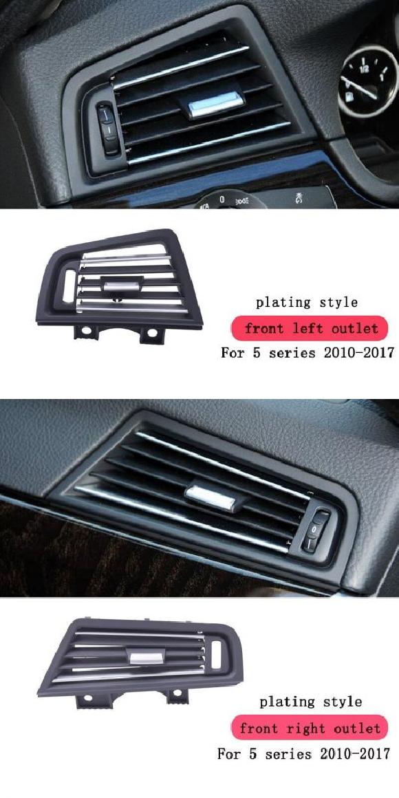 A/C ウィンド 吹き出し口 パネル 前側 センター/左/右側 エアコン 吹き出し口 グリル 適用: BMW 5シリーズ 520 523 525 F10 F18 タイプ009・タイプ010 AL-KK-4265 AL Car parts
